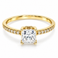11ZA44LQ Anillo de compromiso en oro amarillo de 14 Kilates