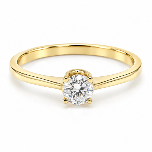 Anillo de compromiso en oro amarillo de 14 Kilates | 11ZA5275LQ