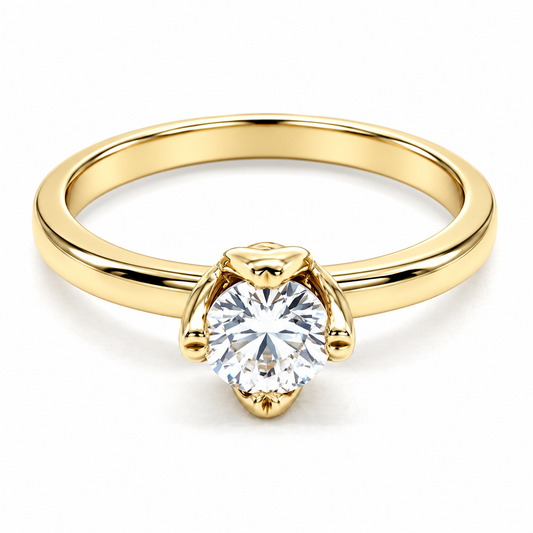 Anillo de compromiso en oro amarillo de 14 Kilates | 11ZA65LQ