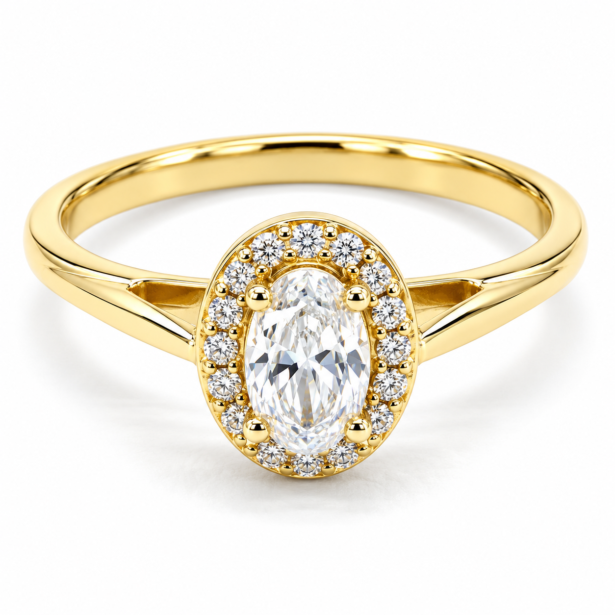 Anillo de compromiso en oro amarillo de 14 Kilates | 11ZA71LQ