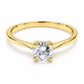 11ZA77LQ Anillo de compromiso en oro amarillo de 14 Kilates