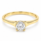 11ZA796LQ Anillo de compromiso en oro amarillo de 14 Kilates