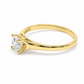 11ZA796LQ Anillo de compromiso en oro amarillo de 14 Kilates