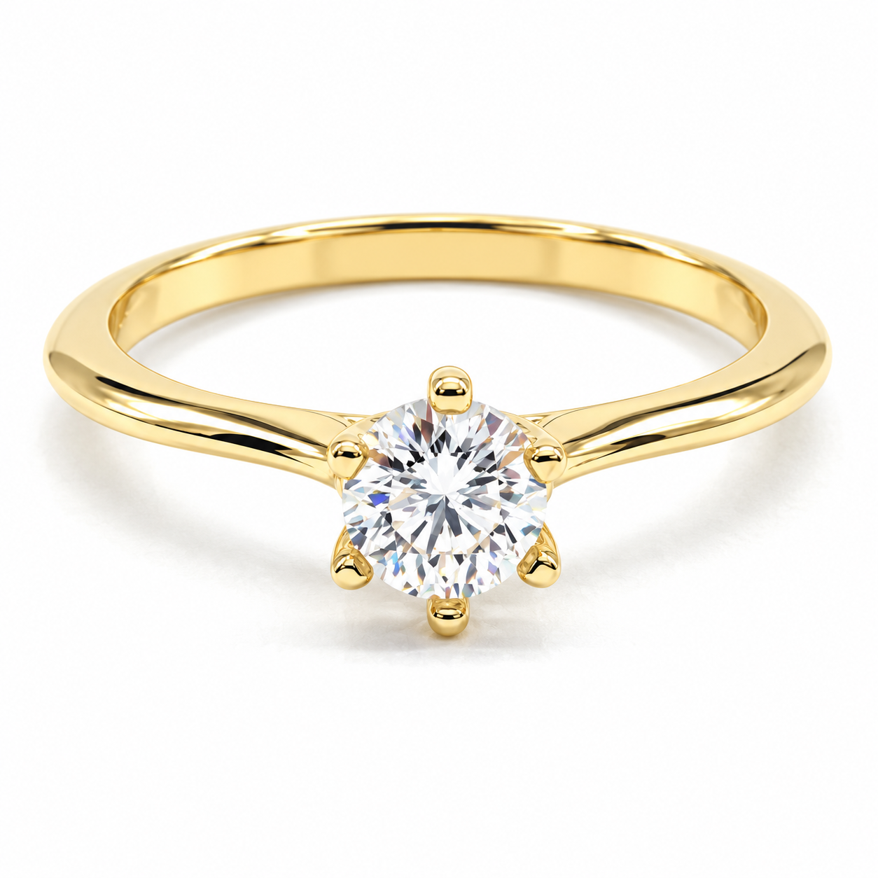 Anillo de compromiso en oro amarillo de 14 Kilates | 11ZA823LQ