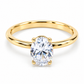 Anillo de compromiso en oro amarillo de 14 Kilates | 11ZA8790LQ