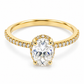 Anillo de compromiso en oro amarillo de 14 Kilates | 11ZA8796LQ