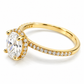 Anillo de compromiso en oro amarillo de 14 Kilates | 11ZA8796LQ