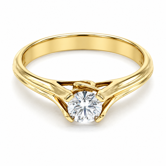Anillo de compromiso en oro amarillo de 14 Kilates | 11ZA9021LQ