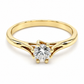 11ZA9026LQ  Anillo de compromiso en oro amarillo de 14 Kilates