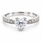 18ZB03LQ Anillo de compromiso en oro blanco de 10 Kilates.