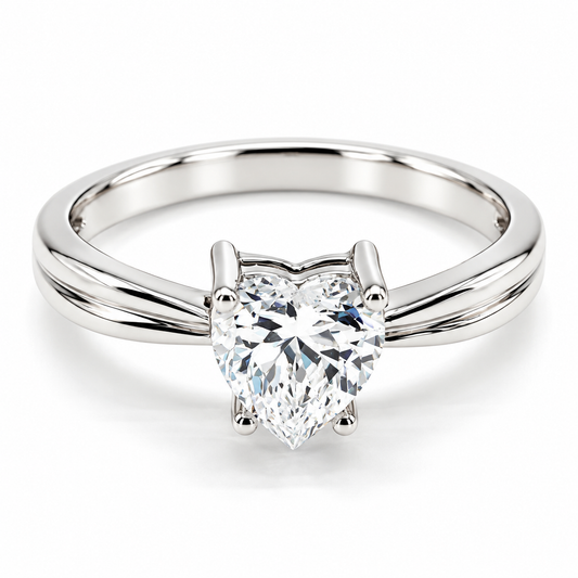 Anillo de Compromiso en oro blanco de 14 kilates | 11ZB141LQ