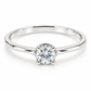 Anillo de compromiso en oro blanco de 14 Kilates | 11ZB3152LQ