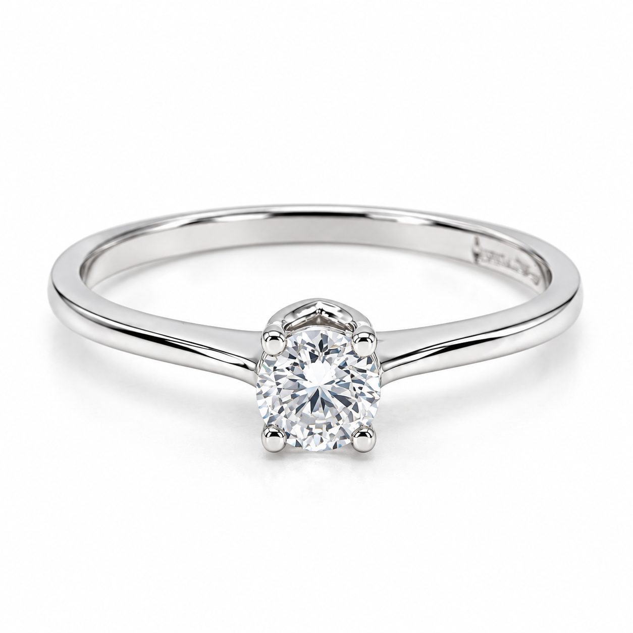 Anillo de compromiso en oro blanco de 14 Kilates | 11ZB5275LQ