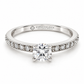 18ZB539LQ Anillo de compromiso en oro blanco de 10 Kilates.