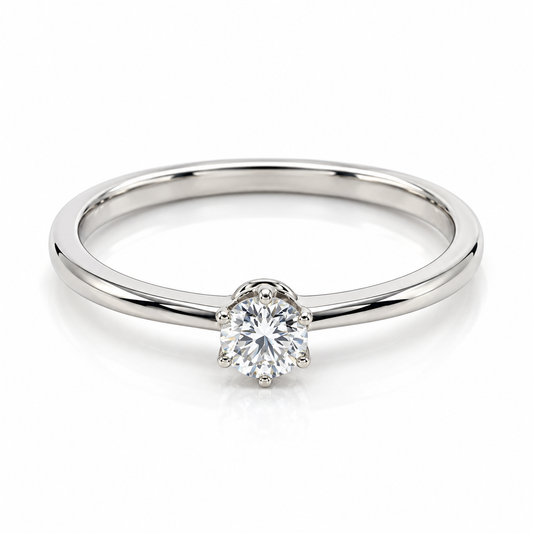 Anillo de compromiso en oro blanco de 14 Kilates | 11ZB66LQ