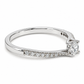 Anillo de compromiso en oro blanco de 14 Kilates | 11ZB7887LQ