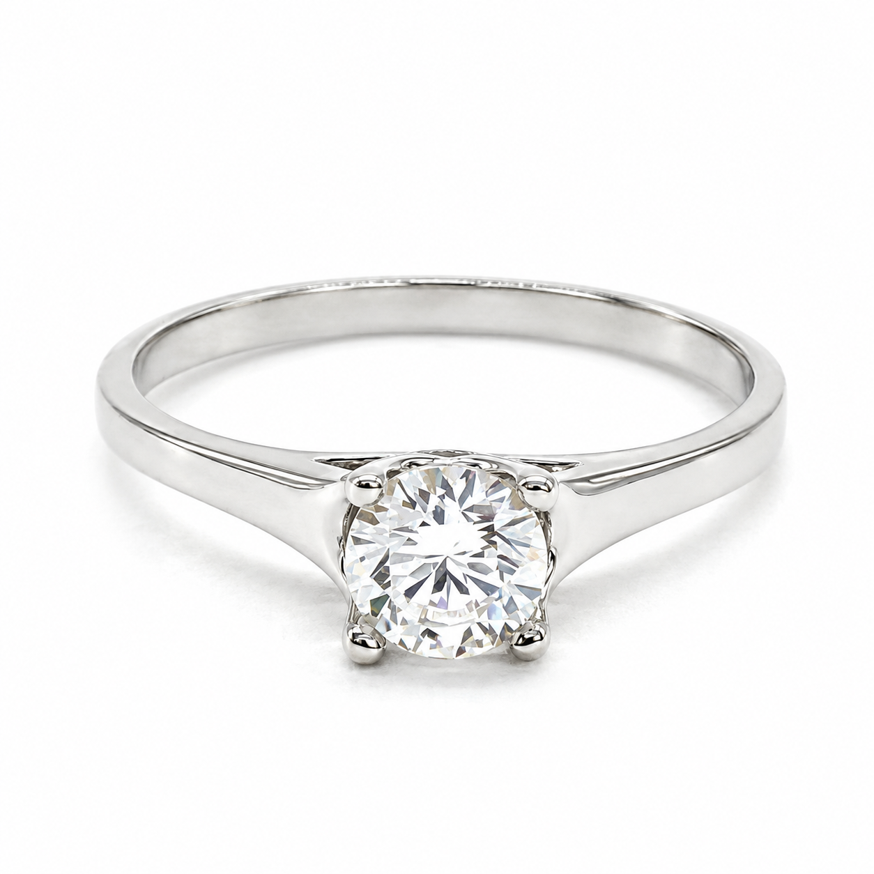 Anillo de compromiso en oro blanco de 14 Kilates | 11ZB796LQ