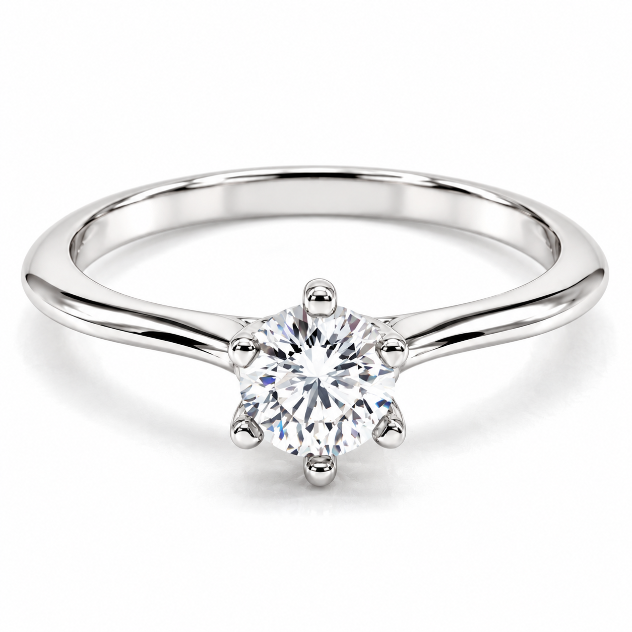 Anillo de compromiso en oro blanco de 14 Kilates | 11ZB823LQ