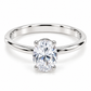 Anillo de compromiso en oro blanco de 14 Kilates | 11ZB8790LQ
