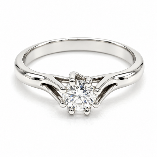 Anillo de Compromiso en oro blanco de 14 kilates | 11ZB9026LQ