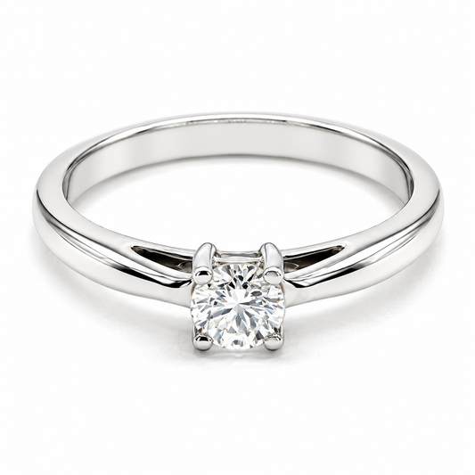 Anillo de Compromiso en oro blanco de 14 kilates | 11ZBU497LQ