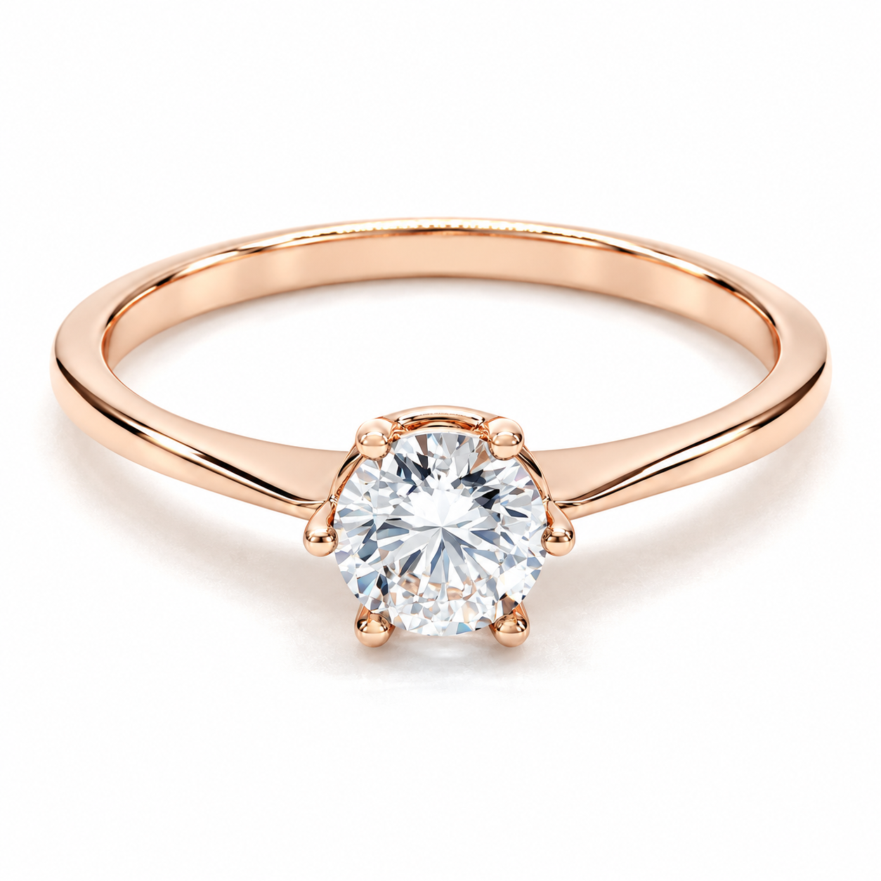 Anillo de Compromiso en Oro Rosa de 14 kilates | 11ZR64LQ