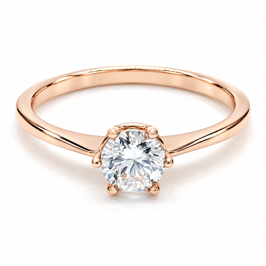 Anillo de Compromiso en Oro Rosa de 14 kilates | 11ZR64LQ