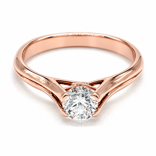 Anillo de Compromiso en Oro Rosa de 14 kilates | 11ZR9021LQ