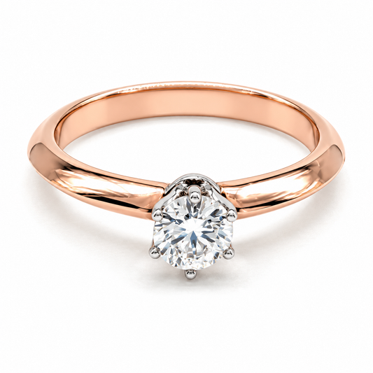 Anillo de Compromiso en Oro Rosa de 14 kilates | 11ZRU421LQ
