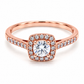 18ZR3095LQ Anillo de Compromiso en Oro Rosa de 10 kilates