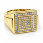 12JC179659LQ Anillo para Caballero en oro amarillo con diamantes naturales