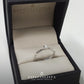 14JC42LQ-11 Anillo de compromiso en oro blanco de 14 Kilates, con diamantes naturales.