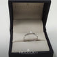 14JC42LQ-11 Anillo de compromiso en oro blanco de 14 Kilates, con diamantes naturales.