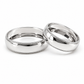 18D13B-6LQ  Argollas de Matrimonio en oro Blanco de 10 Kilates