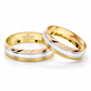 18D30LQ Argollas de Matrimonio en oro florentino de 10 Kilates.