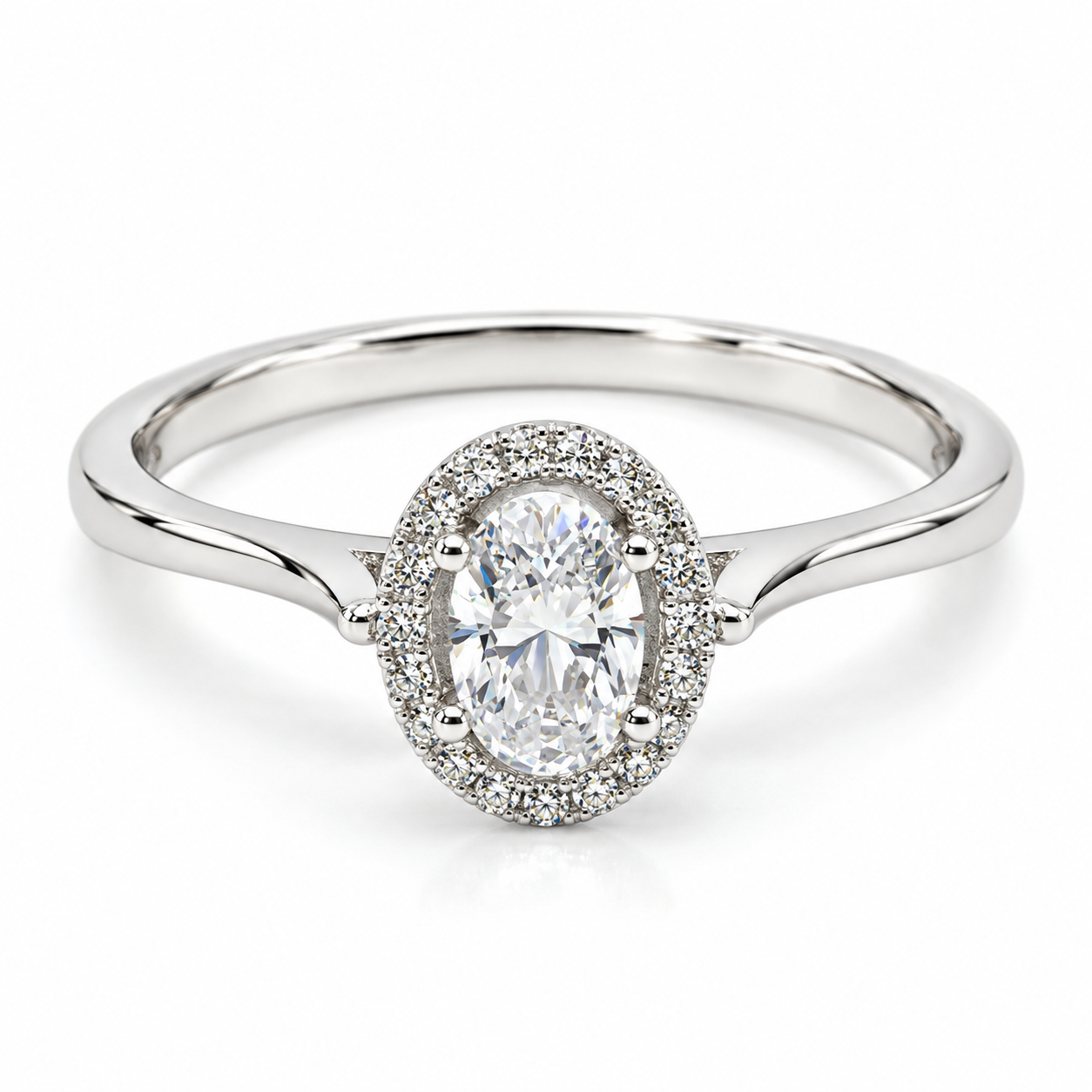 18ZB111LQ Anillo de Compromiso fabricado en oro de 10 Kilates.