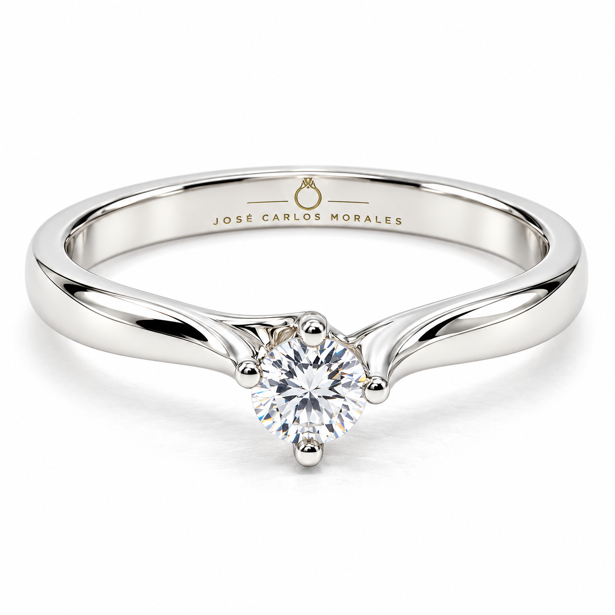 Anillo de Compromiso fabricado en oro de 10 Kilates | 18ZB114LQ