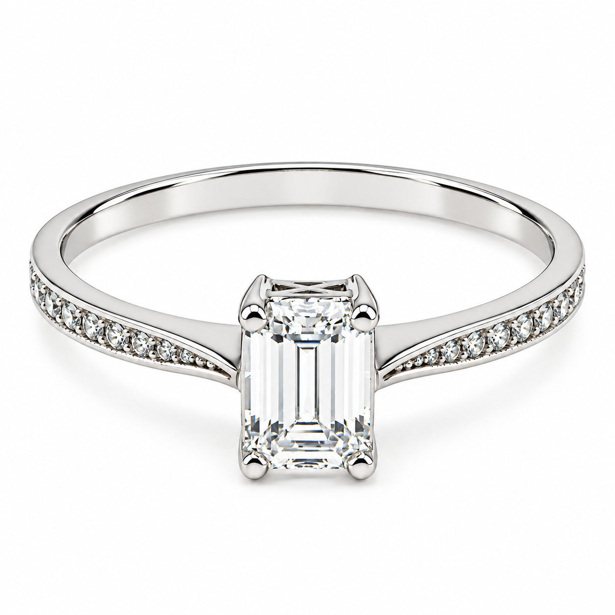 18ZB121LQ Anillo de Compromiso fabricado en oro de 10 Kilates.