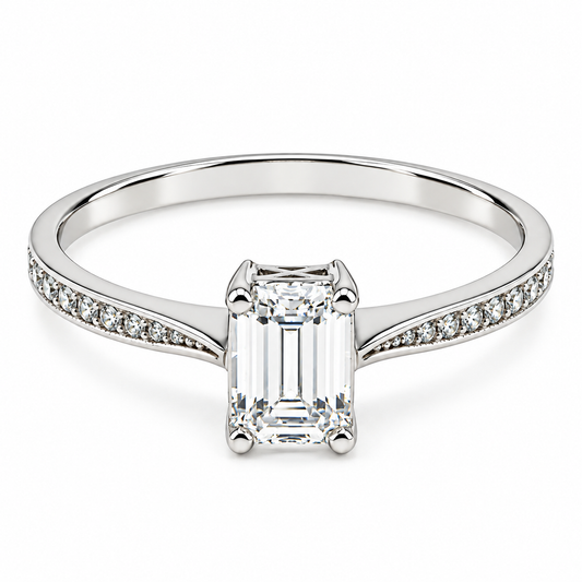 18ZB121LQ Anillo de Compromiso fabricado en oro de 10 Kilates.