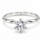 18ZB244LQ Anillo de compromiso en oro blanco de 10 Kilates.