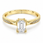 Anillo de Compromiso en Oro Amarillo de 10 kilates | 18ZE19LQ
