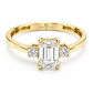 18ZE21LQ Anillo de Compromiso en Oro Amarillo de 10 kilates