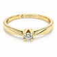 18ZE26LQ Anillo de Compromiso en Oro Amarillo de 10 kilates