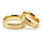 19A0612LQ Set de argollas matrimoniales en oro de 14 Kilates