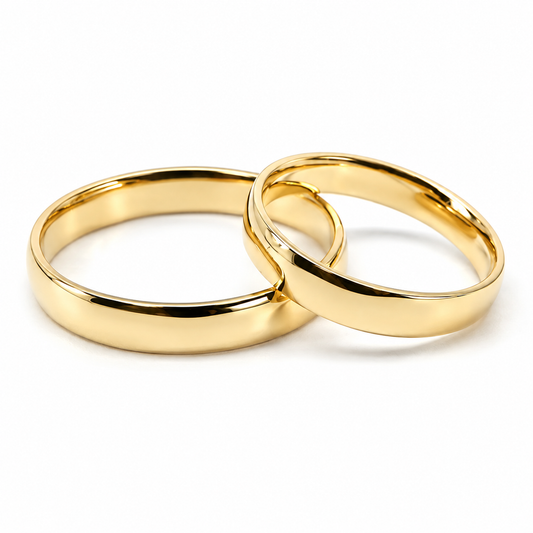 19A110-3LQ Argollas de Matrimonio en oro amarillo en 10 ó 14 kilates