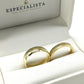 19A110-6LQ + 23CHA568LQ Set de argollas matrimoniales en oro de 14 Kilates