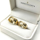 19A7-65LQ Argollas de matrimonio en oro de 14 kilates