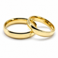 19A73-4LQ Set de argollas matrimoniales en oro de 10 ó 14 Kilates