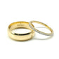 19A73-6LQ + 22CHA141806LQ Set de argollas matrimoniales en oro de 14 Kilates