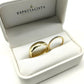 19A73-6LQ + 22CHA141806LQ Set de argollas matrimoniales en oro de 14 Kilates